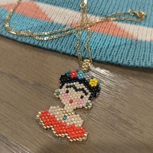 Frida Kahlo handcrafted Necklace